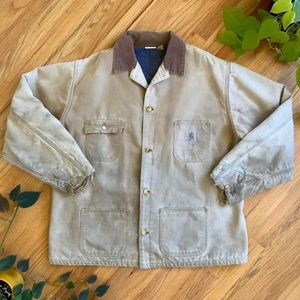 Distressed Carhartt chore coat
